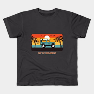 Off To The Beach! Kids T-Shirt